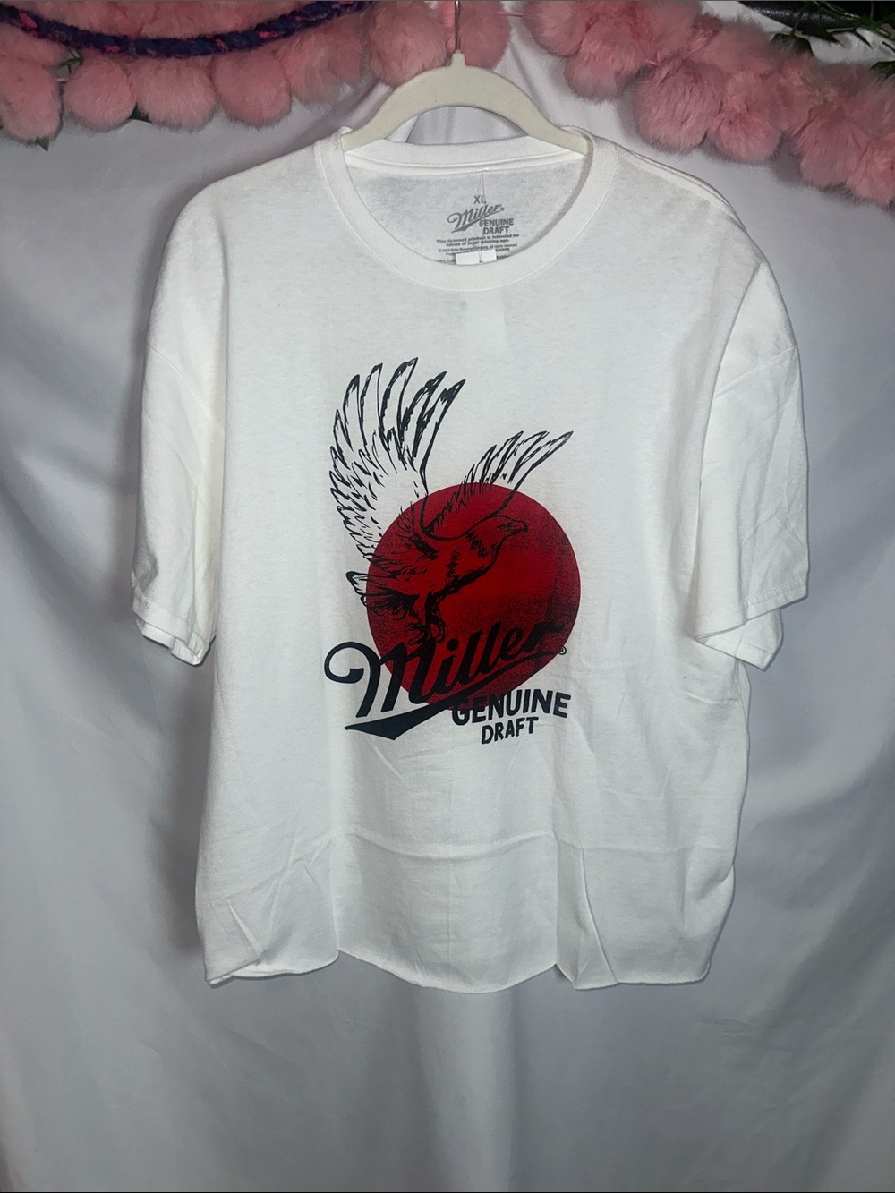 Miller Genuine Draft White Short Sleeve Graphic Tee